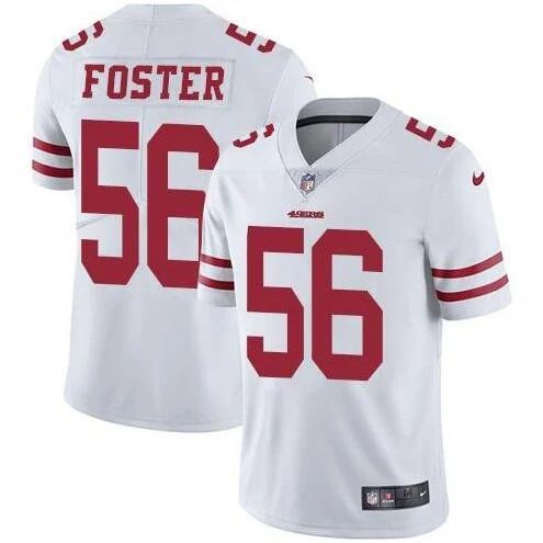 Men San Francisco 49ers #56 Reuben Foster Nike White Player Limited NFL Jersey->san francisco 49ers->NFL Jersey